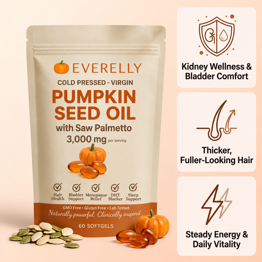 Everelly® Pumpkin Seed Oil Softgels